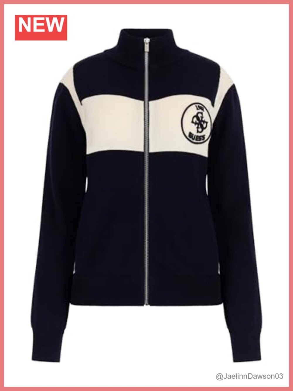 GUESS Michela Color-Block Sweater Jacket - Picture 2 of 2